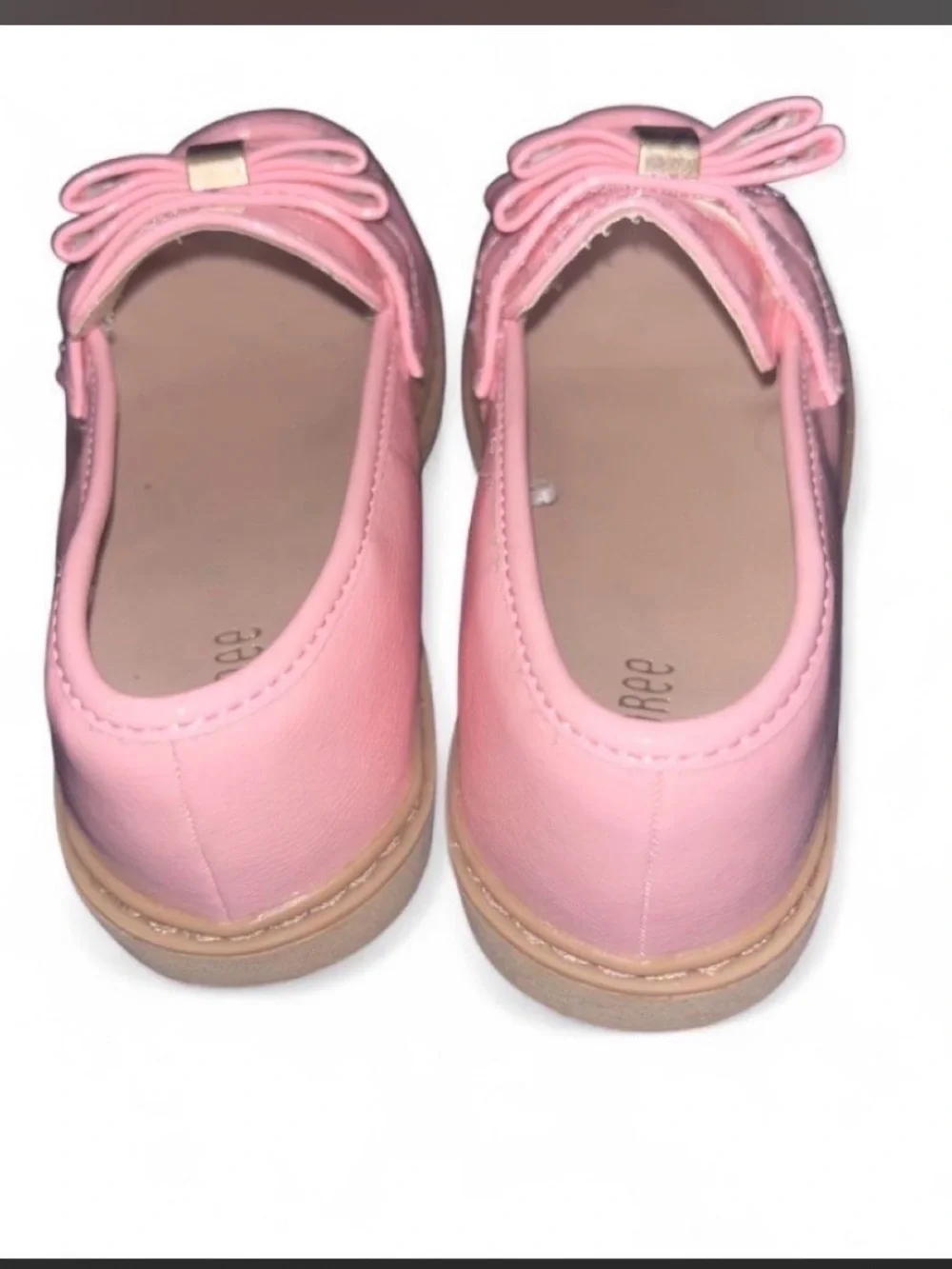 Gymboree Pink Patent Bow Loafers